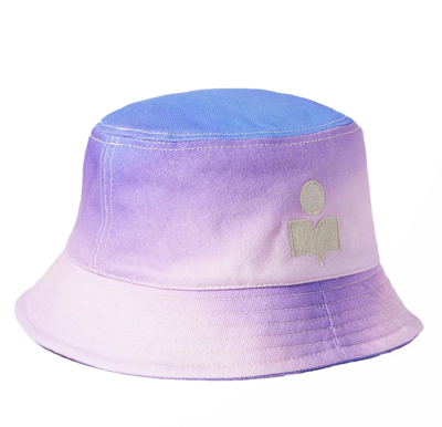 Shop Isabel Marant Haley Ombrã© Logo Bucket Hat In Multiple Colors