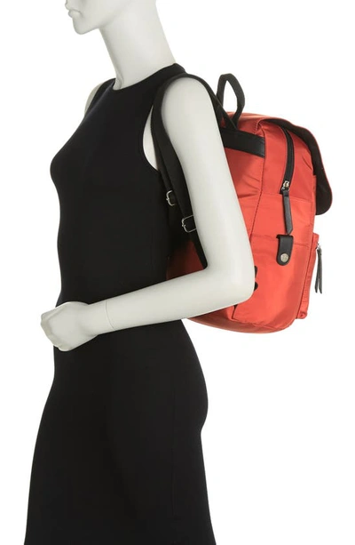 Shop Madden Girl Proper Flap Nylon Backpack In Ginger