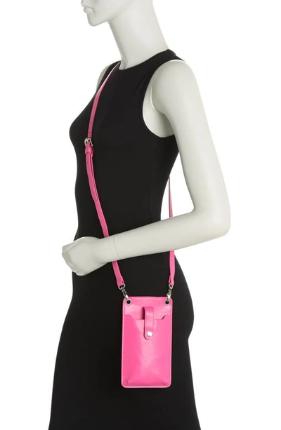 Shop Madden Girl Cell Phone Crossbody In Hot Pink