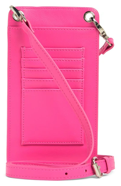 Shop Madden Girl Cell Phone Crossbody In Hot Pink