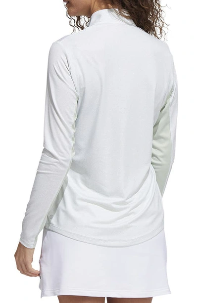 Shop Adidas Golf Ultimate 365 Long Sleeve Golf Shirt In White