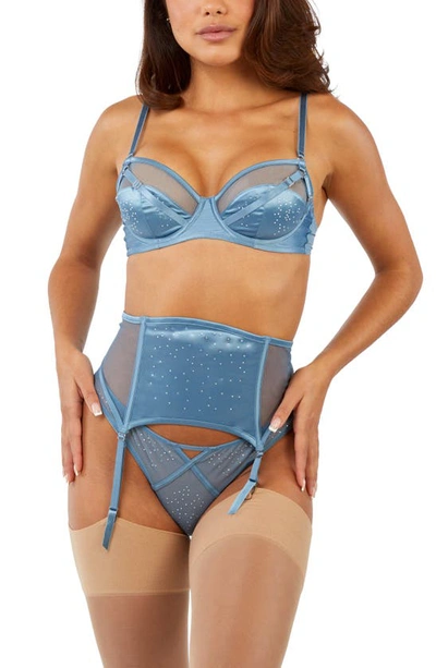 Shop Playful Promises Olympia Storm Waspie In Blue