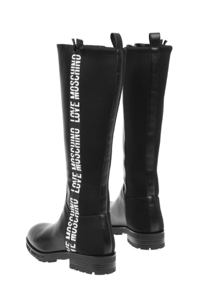 Shop Moschino Women's Black Other Materials Boots