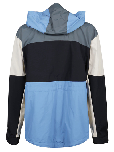 Ambush Colour-block Hooded Jacket In Blue