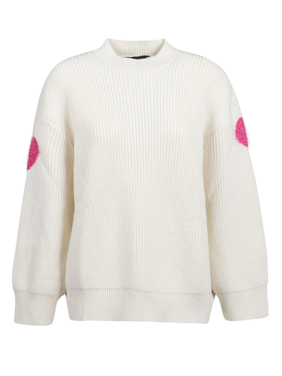 Shop Barrow Women's White Other Materials Sweater