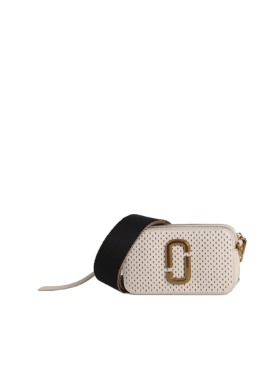 Marc Jacobs Snapshot Leather Bag In Tapioca | ModeSens