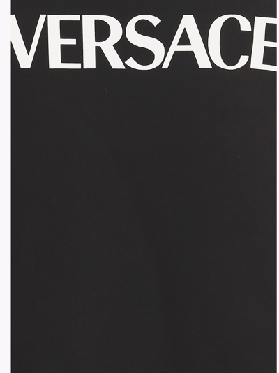 Shop Versace Medusa Hoodie In Black