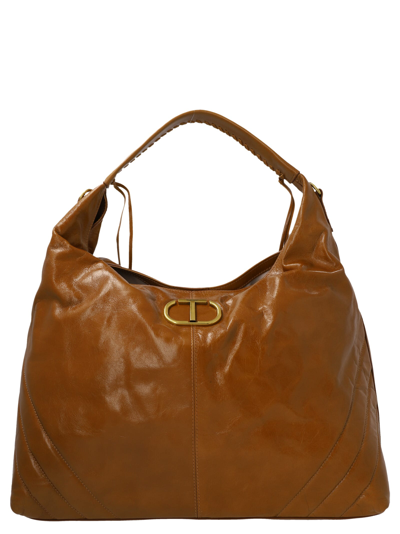 Oval Logo Shoulder Bag