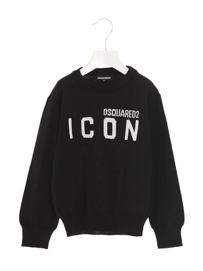 Shop Dsquared2 Icon Sweater In Black