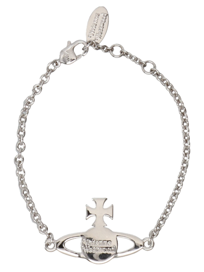 Shop Vivienne Westwood Mayfair Bracelet In Silver