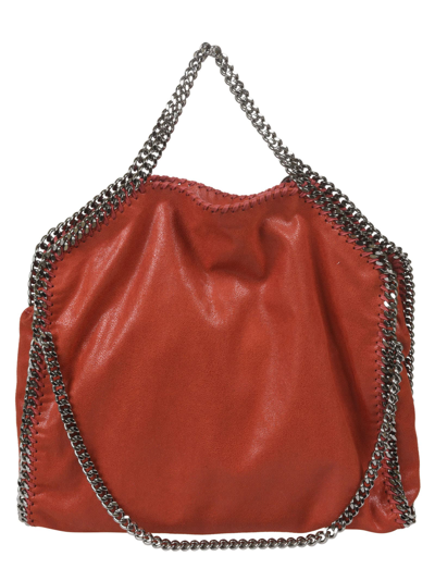 Shop Stella Mccartney Falabella Tote In Ruggine