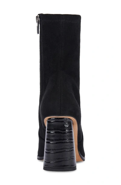 Shop Dolce Vita Petya Bootie In Black Stella Suede