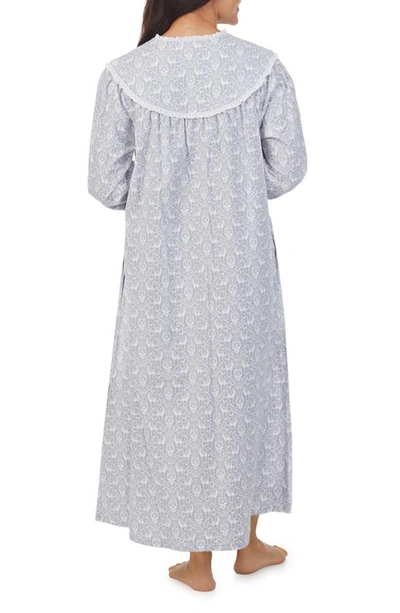Shop Lanz Of Salzburg Ballet Nightgown In Grey Print