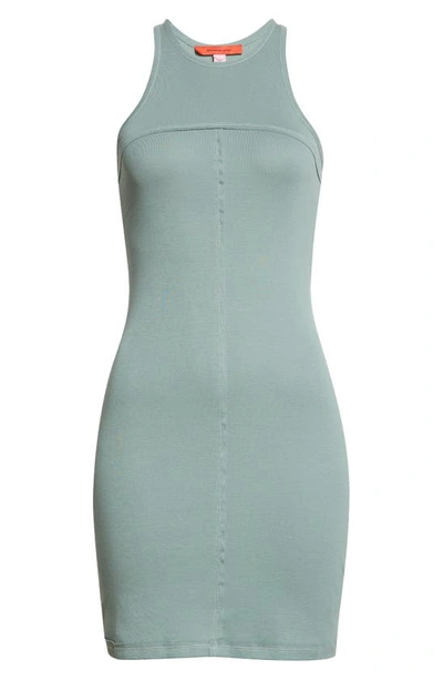 ECKHAUS LATTA TRINKET PRINT LAPPED JERSEY RACERBACK DRESS 