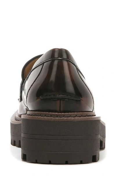 Shop Sam Edelman Laurs Platform Lug Sole Loafer In Chestnut