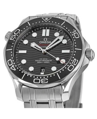 Pre-owned Omega Seamaster Diver 300m Automatic Black Men's Watch 210.30.42.20.01.001
