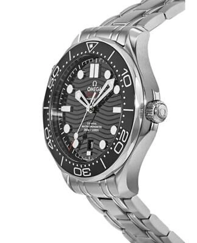 Pre-owned Omega Seamaster Diver 300m Automatic Black Men's Watch 210.30.42.20.01.001