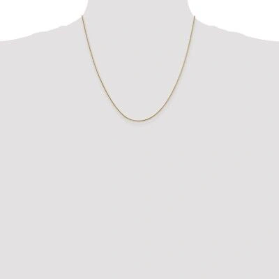 Pre-owned Superdealsforeverything Real 14kt Yellow Gold 20 Inch .9mm Round Snake With Lobster Clasp Chain; 20 Inch