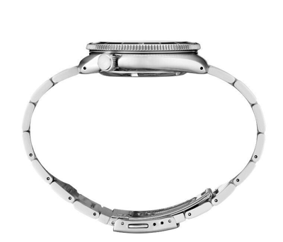 Pre-owned Seiko Prospex Land Black Sunray Dial Stainless Steel Bracelet Men's Watch Srph17