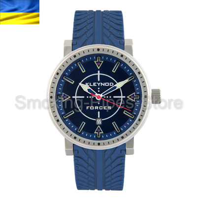 Pre-owned Kleynod Ukraine Brand " Forces" Wristwatch Swiss Quartz Mechanism Model Kfs-526