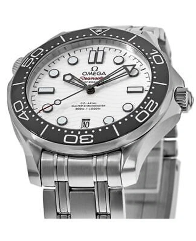 Pre-owned Omega Seamaster Diver 300m White Dial Men's Watch 210.30.42.20.04.001