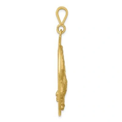 Pre-owned Superdealsforeverything Real 10kt Yellow Gold Eagle Charm
