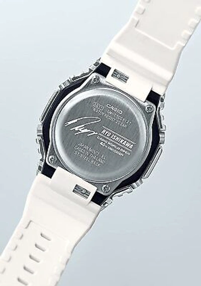 Pre-owned Casio G-shock Gm-2100ri21-7ajr Ryo Ishikawa Men's Watch In Box