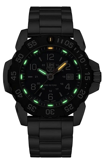 Pre-owned Luminox Factory  Navy Seal Steel Xs.3254.cb Steel Military Dive Mens Watch