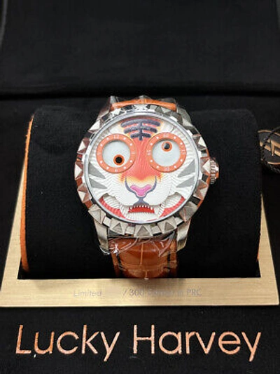 Pre-owned Lucky Harvey Watch Year Of The Tiger 2022 Limited Edition Of 300 Pieces
