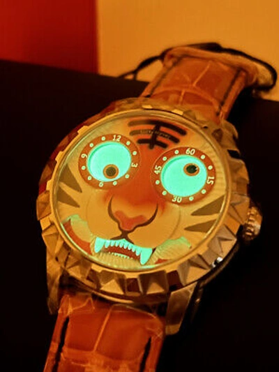 Pre-owned Lucky Harvey Watch Year Of The Tiger 2022 Limited Edition Of 300 Pieces