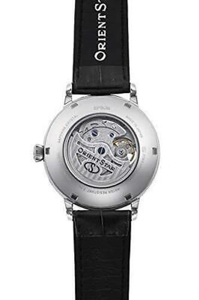 Pre-owned Orient Star Rk-ay0104n Automatic Mechanical 22 Jewels Moon Phase Men`s Watch