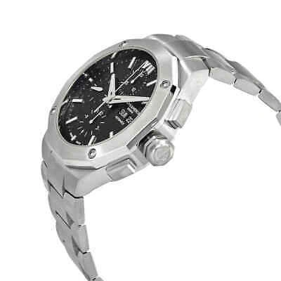 Pre-owned Baume & Mercier Baume Et Mercier Riviera Chronograph Automatic Black Dial Men's Watch M0a10624