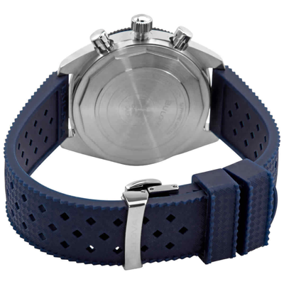 Pre-owned Bulova 98a253 Archive Series Chronograph Blue Dial Pepsi Bezel Men's Watch $695