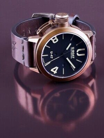 Pre-owned U-boat 7797 Classico Automatic Mens Watch 47mm 10atm