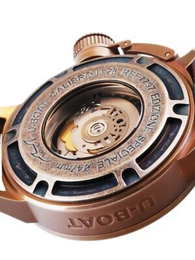 Pre-owned U-boat 7797 Classico Automatic Mens Watch 47mm 10atm