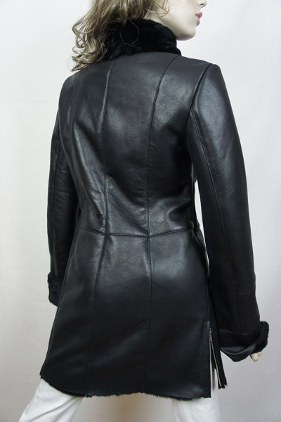 Pre-owned Victoria Cognac Women Genuine Sheepskin Shearling Leather Coat Jacket Oversized Xs-6xl In Brown