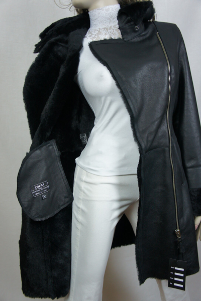 Pre-owned Victoria Cognac Women Genuine Sheepskin Shearling Leather Coat Jacket Oversized Xs-6xl In Brown