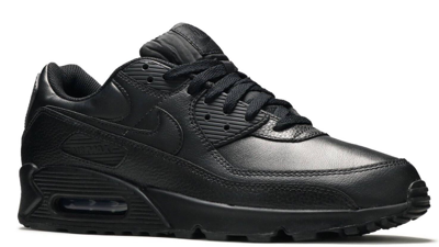 air max 90 triple black leather
