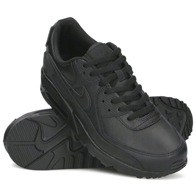 air max 90 triple black leather