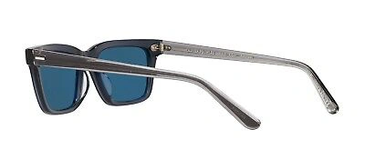 Pre-owned Oliver Peoples Merceaux Ov 5498su Black/midnight Express (1492/p2) Sunglasses