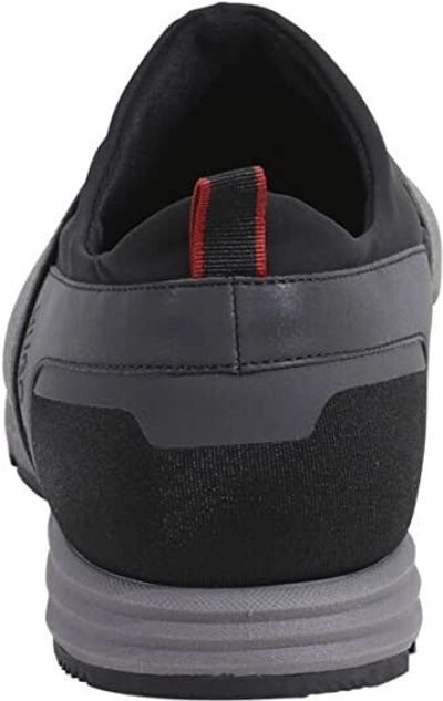 Pre-owned Hugo Boss Hugo By  Men's Hybrid Neoprene Slip On Sneaker Size 12 In Black