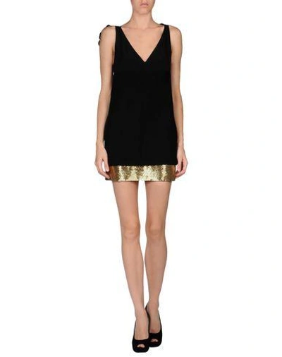 Shop Emilio Pucci Short Dress In Black