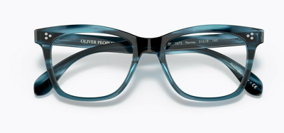 Pre-owned Oliver Peoples 0ov 5375f Penney 1672 Teal Vsb Green Pillow Women Eyeglasses In Clear