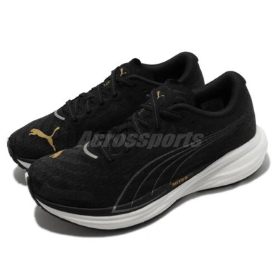 Pre-owned Deviate Nitro 2 Wns Black Team Gold White Women Running Shoes  376855-02