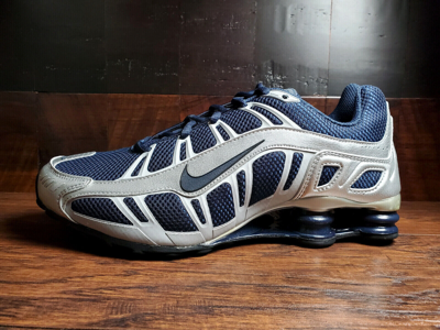 Pre-owned Nike Shox Turbo 3.2 Sl (obsidian/ Silver) Nsw Retro [455541-440] Mens  8-13 | ModeSens