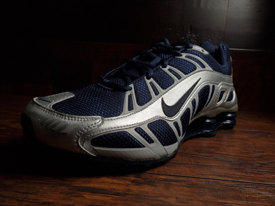 Pre-owned Nike Shox Turbo 3.2 Sl (obsidian/ Silver) Nsw Retro [455541-440]  Mens 8-13 | ModeSens