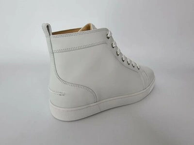 Christian Louboutin Louis Flat Calf White Sneakers New