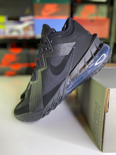 Lebron 18 triple black clearance