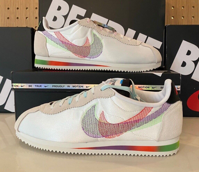 Rainbow nike cortez best sale