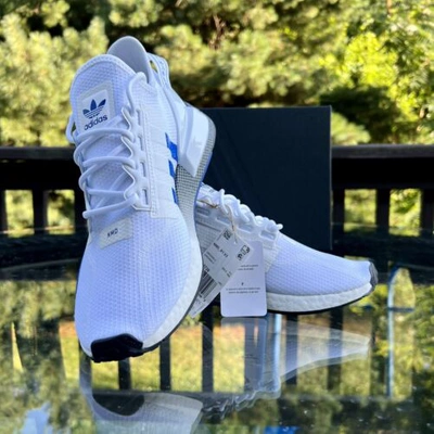 Originals nmd r1 white blue online
